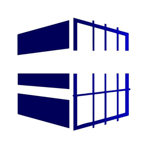 Logotipo de Innovative Horizon: edificio estilizado en azul marino